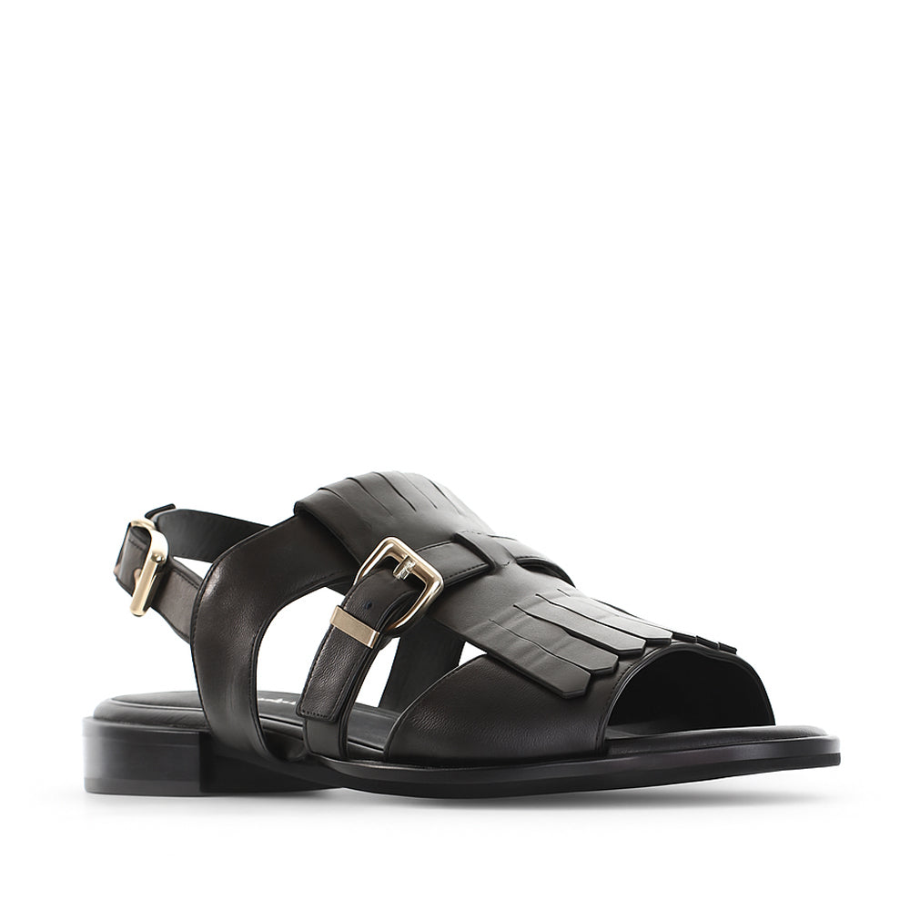 BRESLEY SAFFRON BLACK - Women Sandals - Collective Shoes 