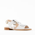 Load image into Gallery viewer, BRESLEY SAFFRON WHITE - Women Sandals - Collective Shoes 
