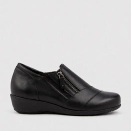 ZIERA SAGE BLACK - Women Slip-ons - Collective Shoes 