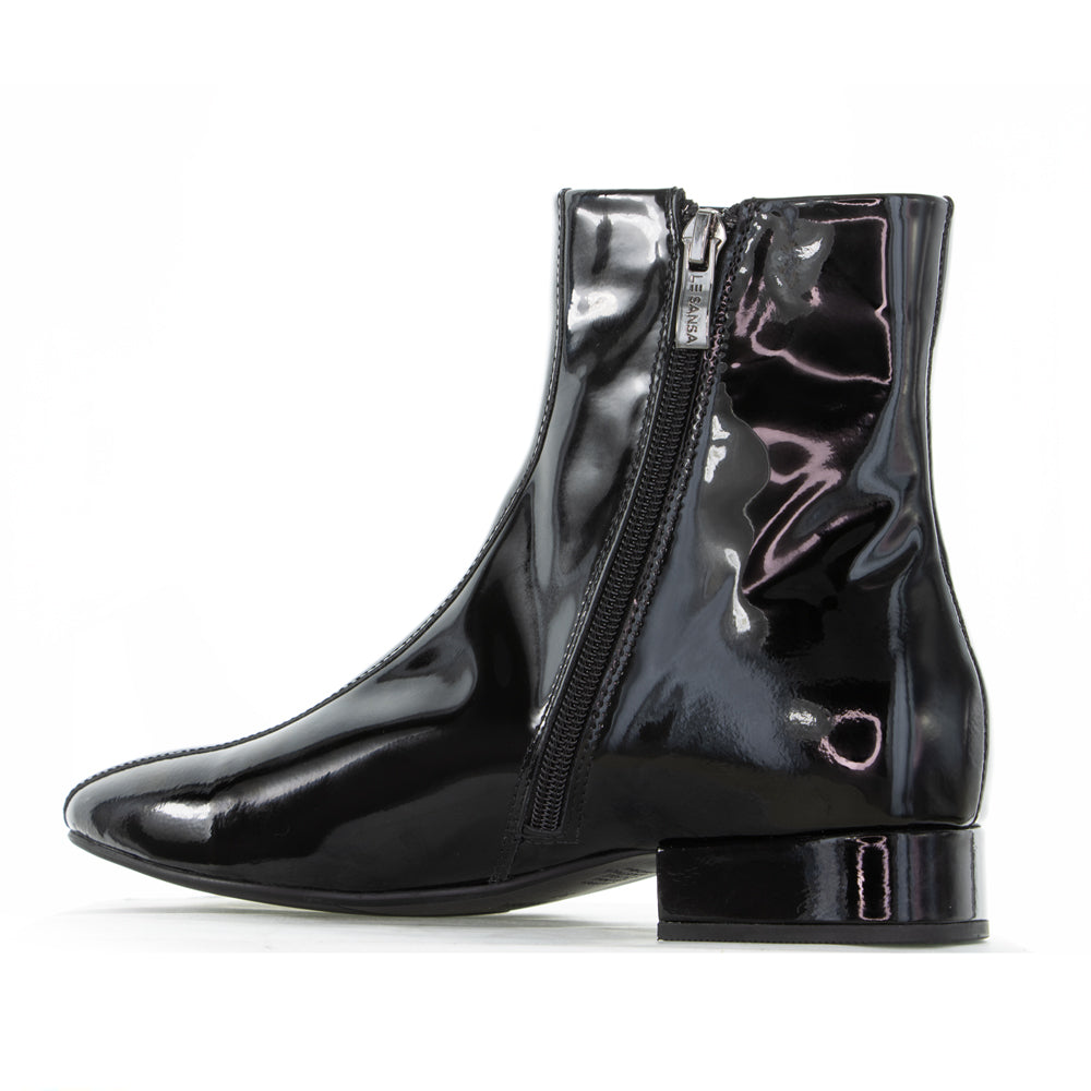 LE SANSA SASHA BLACK PATENT - Women Boots - Collective Shoes 