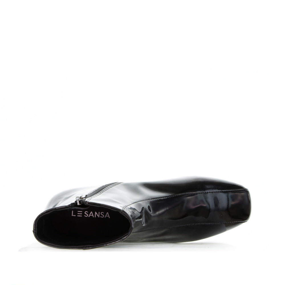 LE SANSA SASHA BLACK PATENT - Women Boots - Collective Shoes 