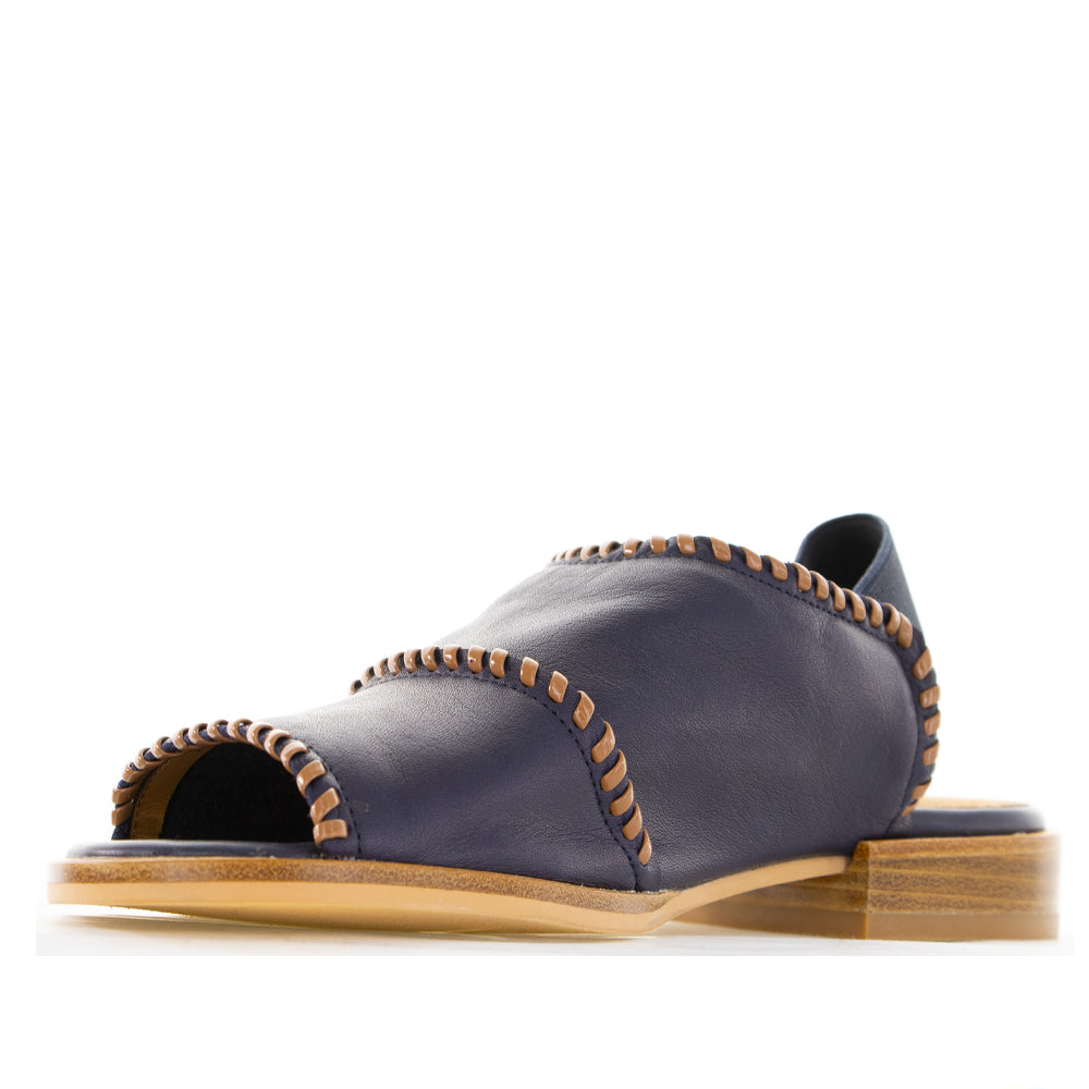 BRESLEY SERENADE NAVY TAN - Women Sandals - Collective Shoes 