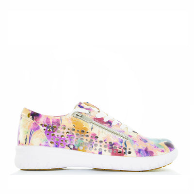 ZIERA SHOVO PANSY FLORAL - Women sneakers - Collective Shoes 