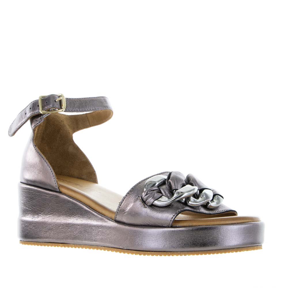 BRESLEY SIENNA PEWTER - Women Sandals - Collective Shoes 