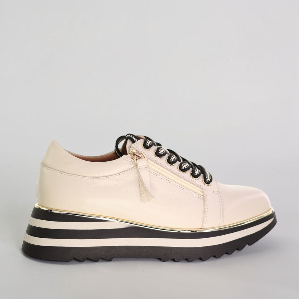LE SANSA SKIPPA CREAM - Women Sneakers - Collective Shoes 