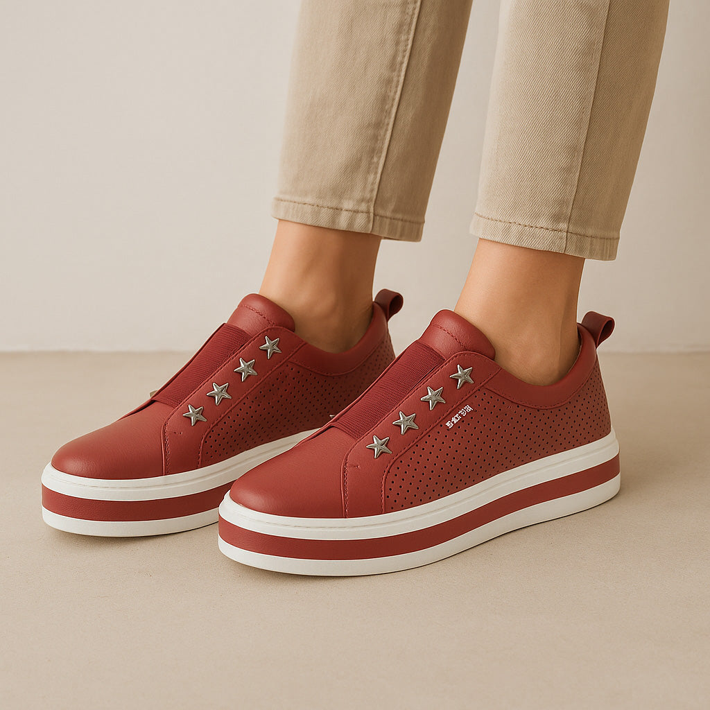 LE SANSA STARK BORDO - Women Slip On - Collective Shoes 
