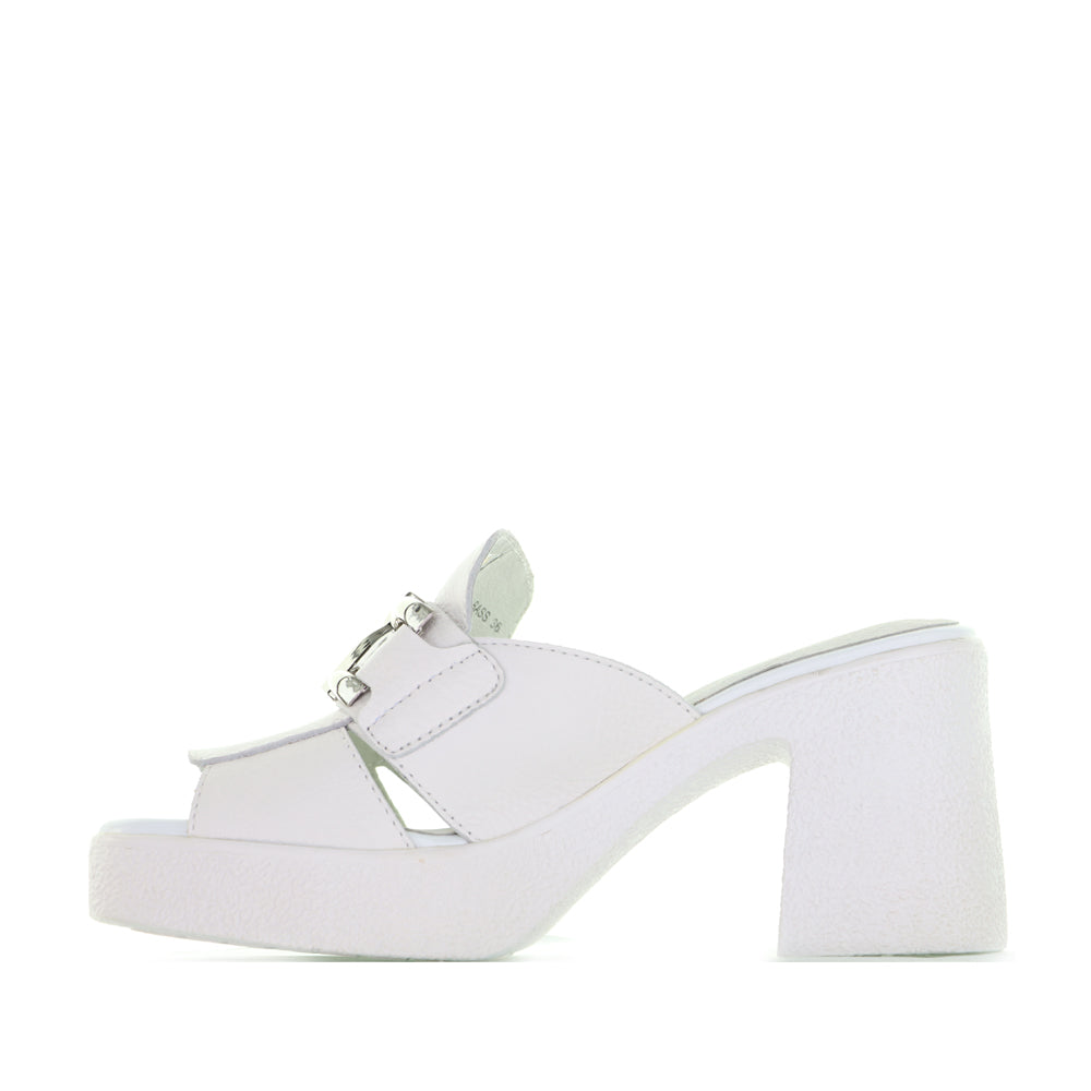 TAMARA LONDON BASS WHITE - Women Heels - Collective Shoes 