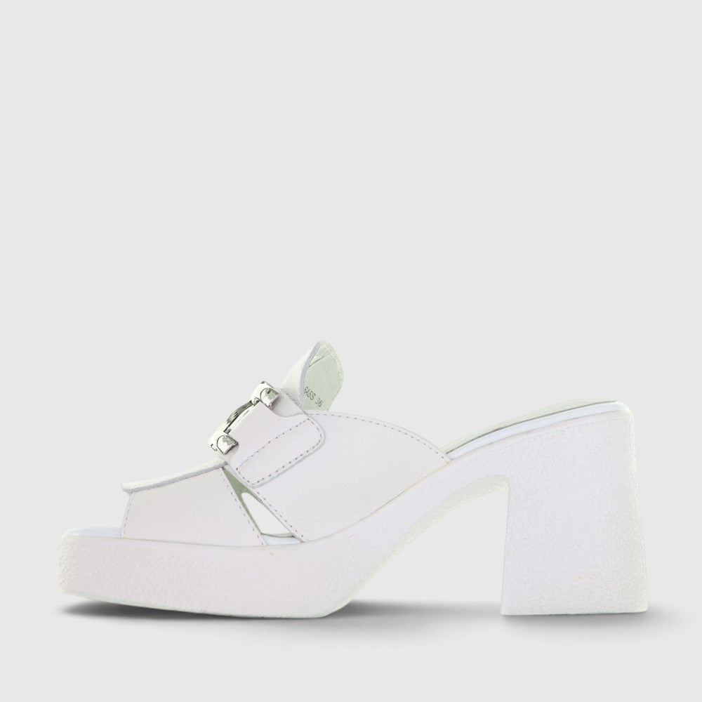 TAMARA LONDON BASS WHITE - Women Heels - Collective Shoes 
