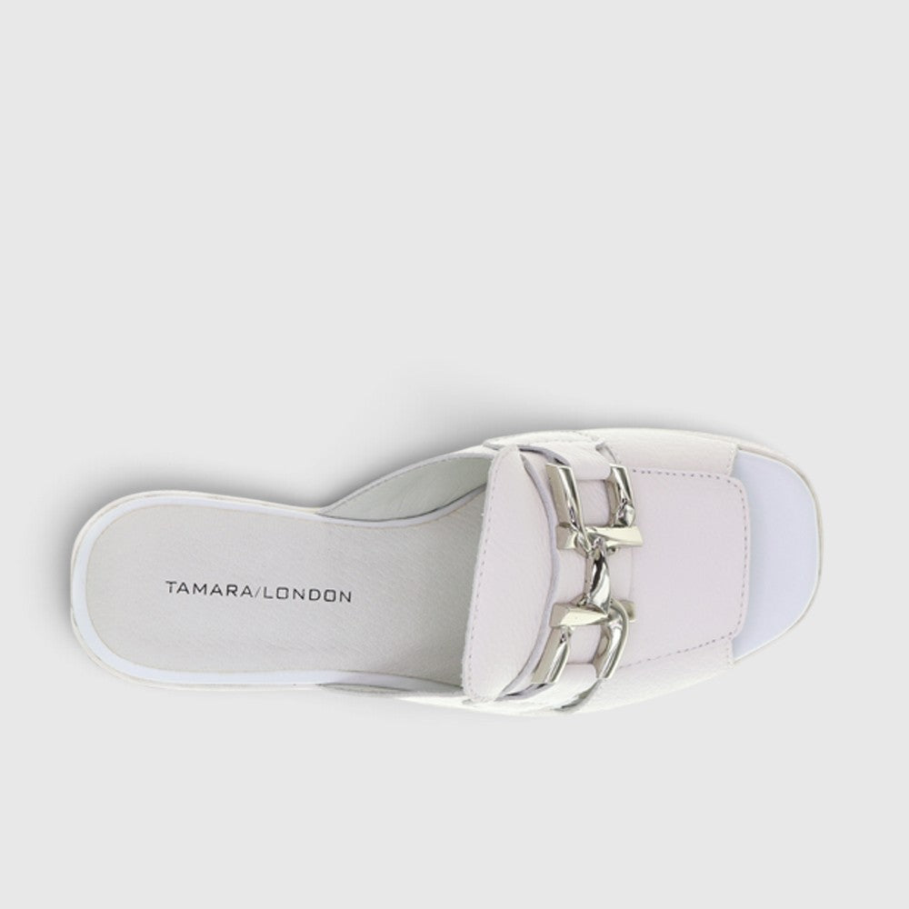 TAMARA LONDON BASS WHITE - Women Heels - Collective Shoes 