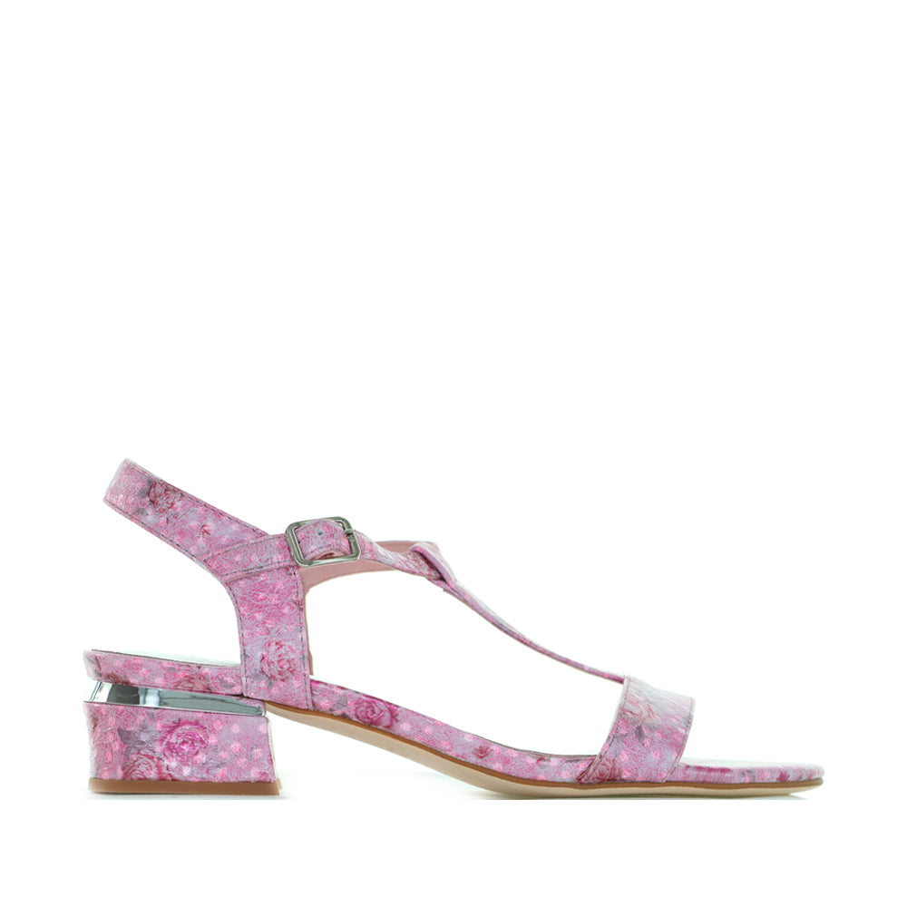 DJANGO & JULIETTE TANER PINK FLOWER - Women Sandals - Collective Shoes 