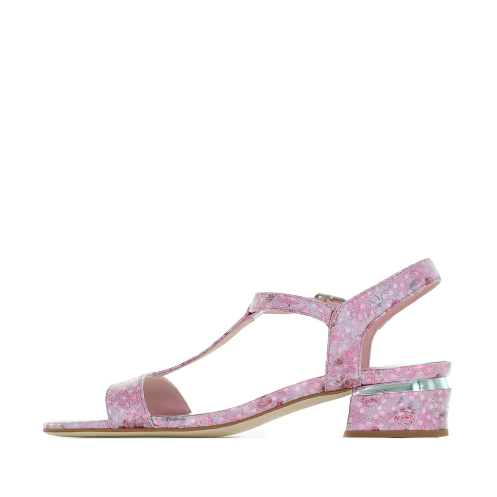 DJANGO & JULIETTE TANER PINK FLOWER - Women Sandals - Collective Shoes 