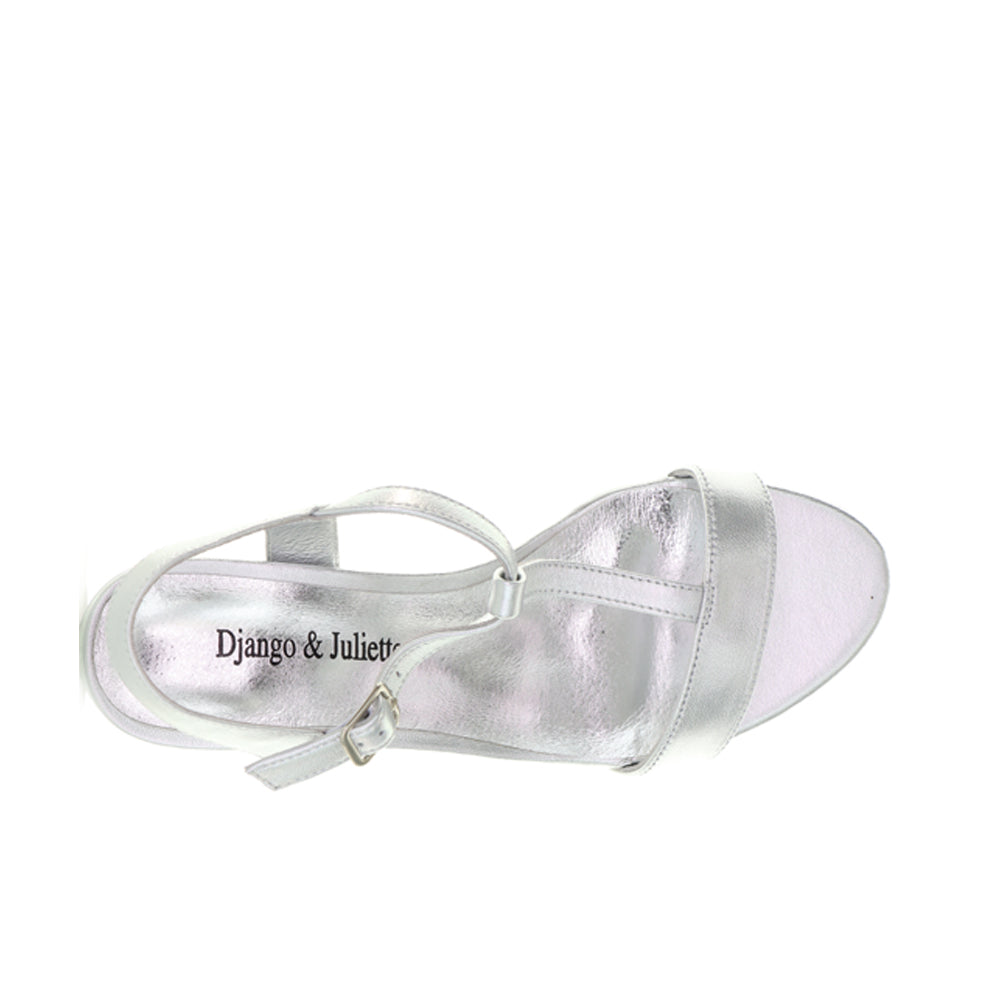 DJANGO & JULIETTE TANER SILVER - Women Sandals - Collective Shoes 