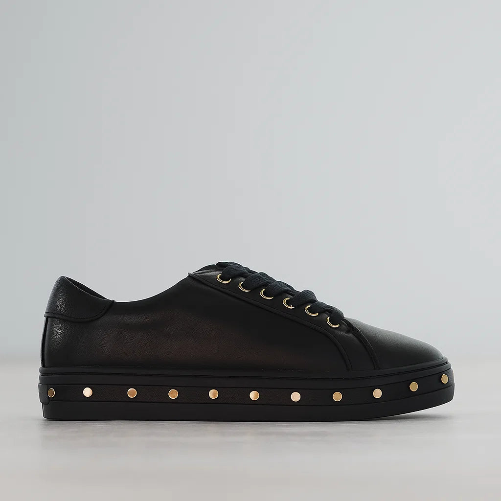 ALFIE & EVIE PIA BLACK - Women Sneakers - Collective Shoes 