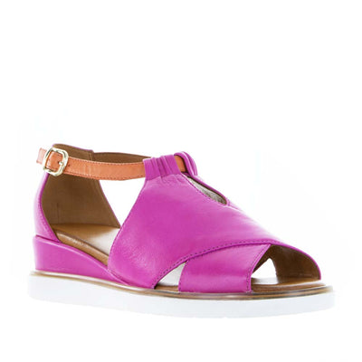 LE SANSA TOSCA HOT PINK TAN - Women Sandals - Collective Shoes 