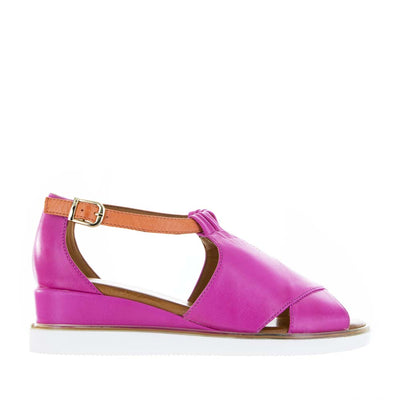 LE SANSA TOSCA HOT PINK TAN - Women Sandals - Collective Shoes 