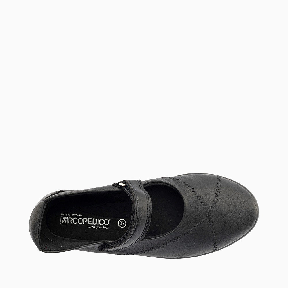 ARCOPEDICO TRIGLAV BLACK - Women Mary Jane - Collective Shoes 