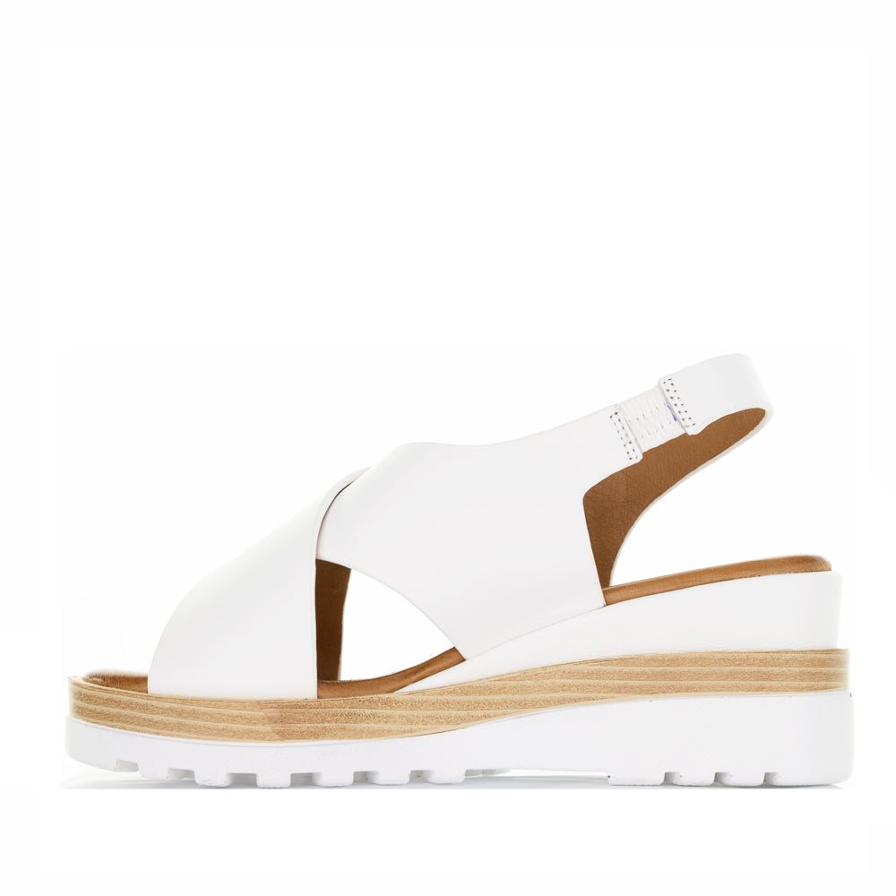 LESANSA TRISHA WHITE - Women Sandals - Collective Shoes 