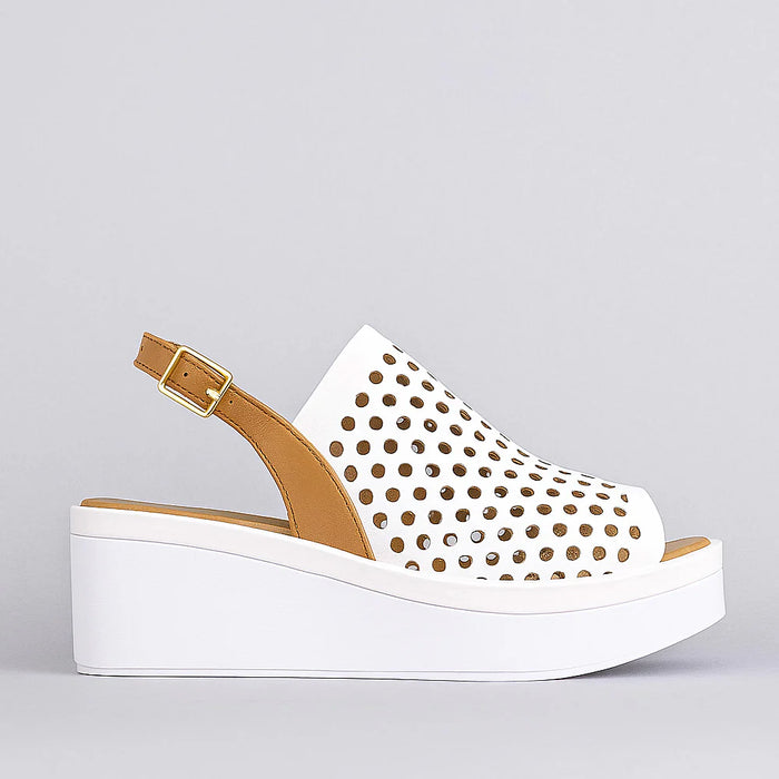 LE SANSA TRUDY WHITE TAN - Women Sandals - Collective Shoes 