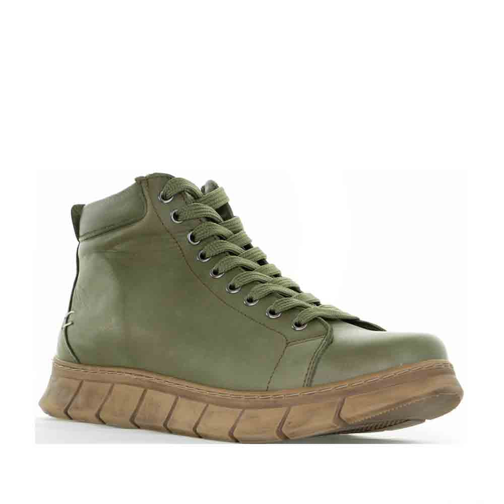 CABELLO UKI KHAKI - Women Boots - Collective Shoes 