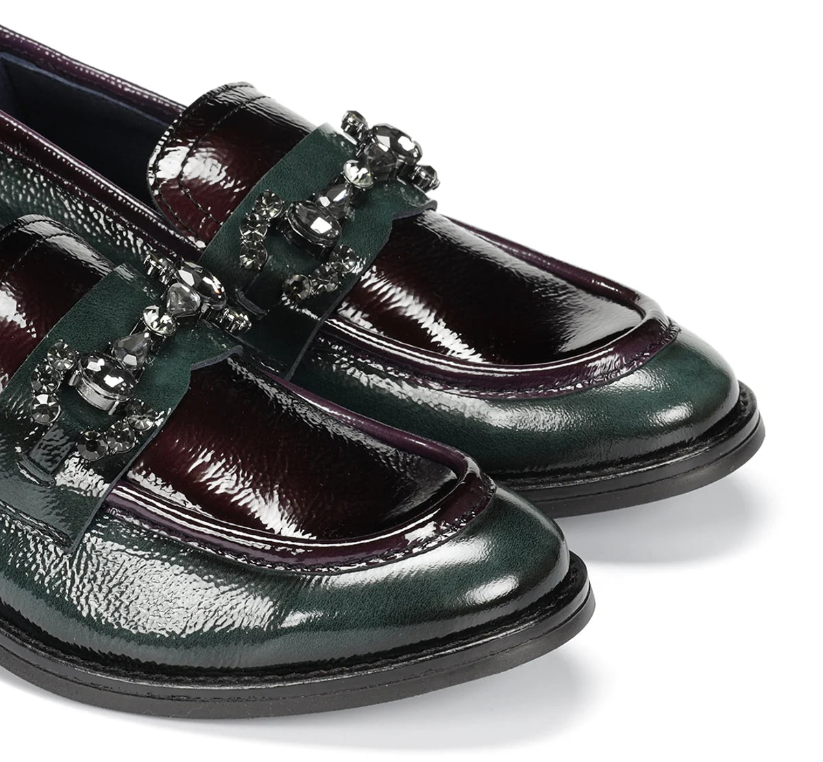 DORKING HARVARD BOTELLA PLUM - Women Loafers - Collective Shoes 