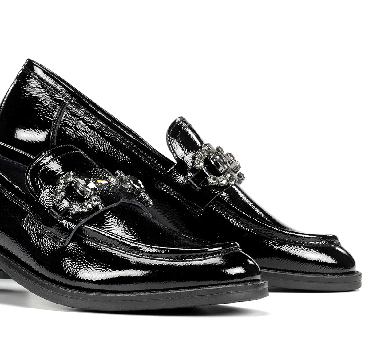 DORKING HARVARD NERO - Women Loafers - Collective Shoes 