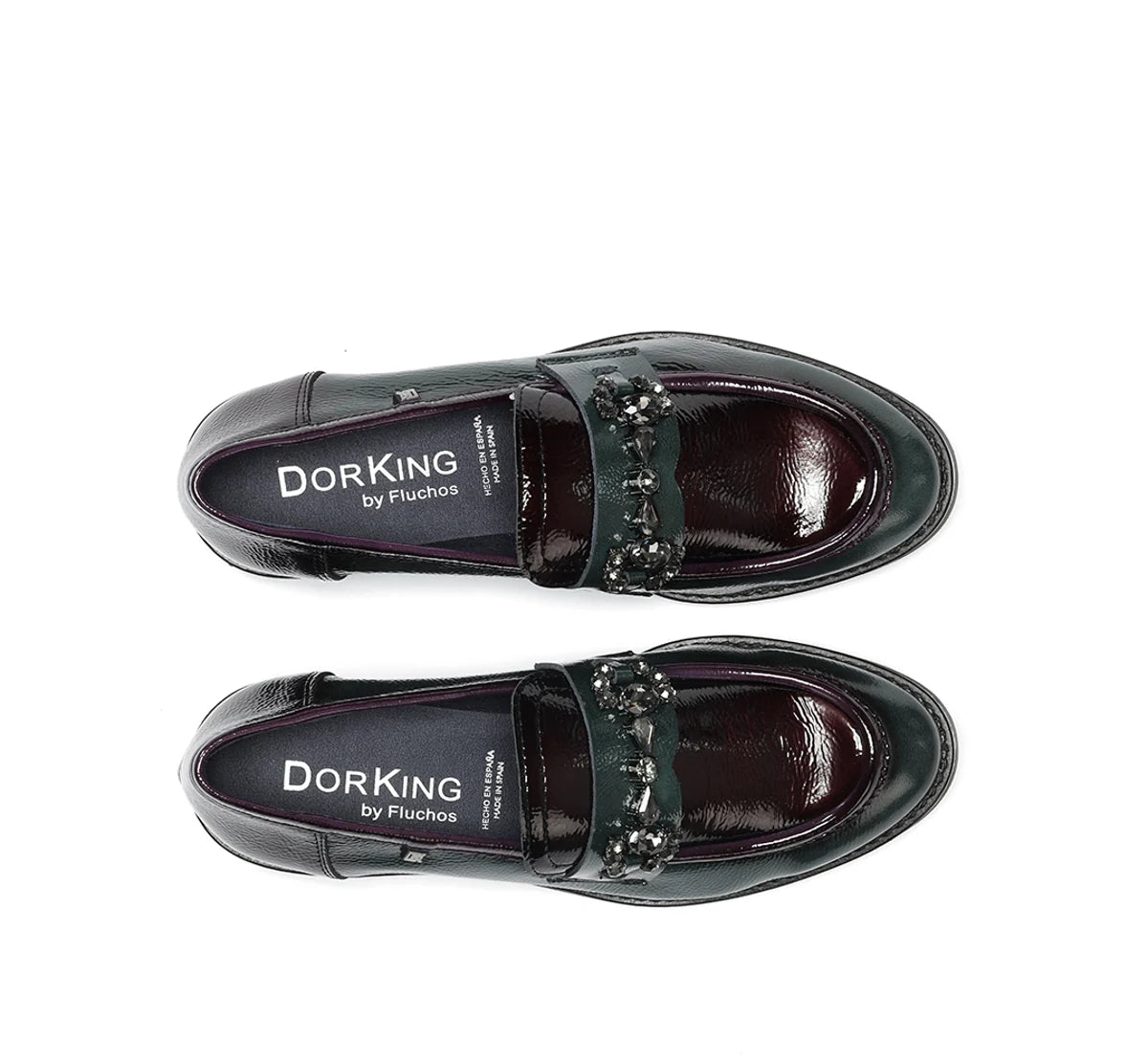 DORKING HARVARD BOTELLA PLUM - Women Loafers - Collective Shoes 