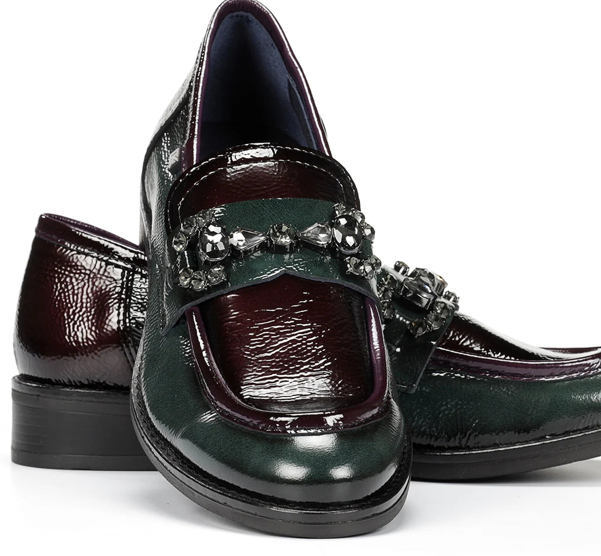 DORKING HARVARD BOTELLA PLUM - Women Loafers - Collective Shoes 