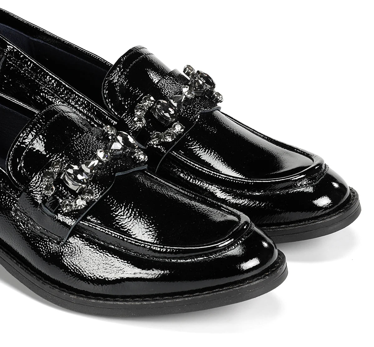DORKING HARVARD NERO - Women Loafers - Collective Shoes 