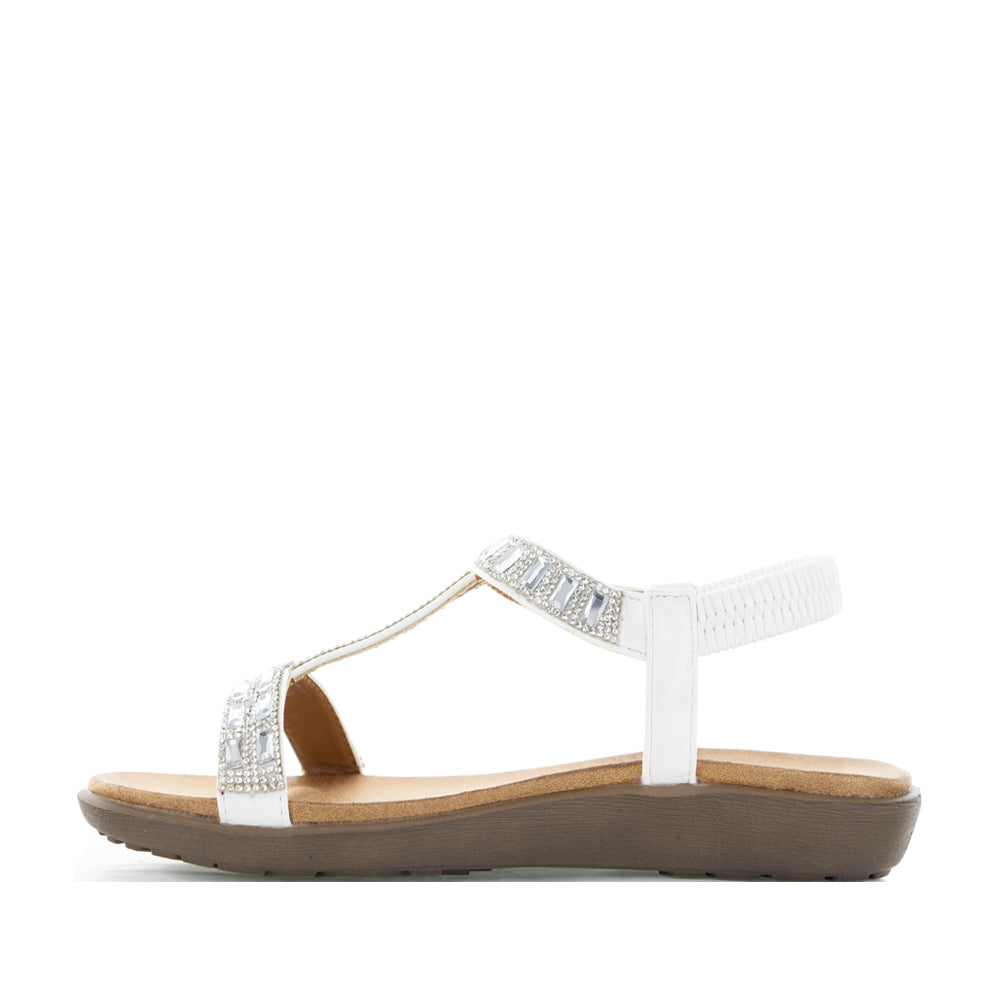 CC RESORTS USHA WHITE - Women Sandals - Collective Shoes 