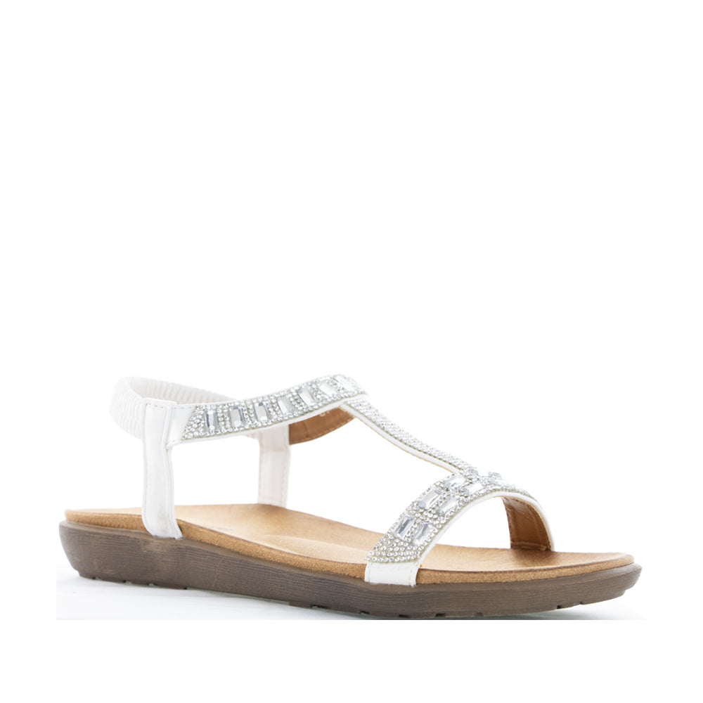 CC RESORTS USHA WHITE - Women Sandals - Collective Shoes 