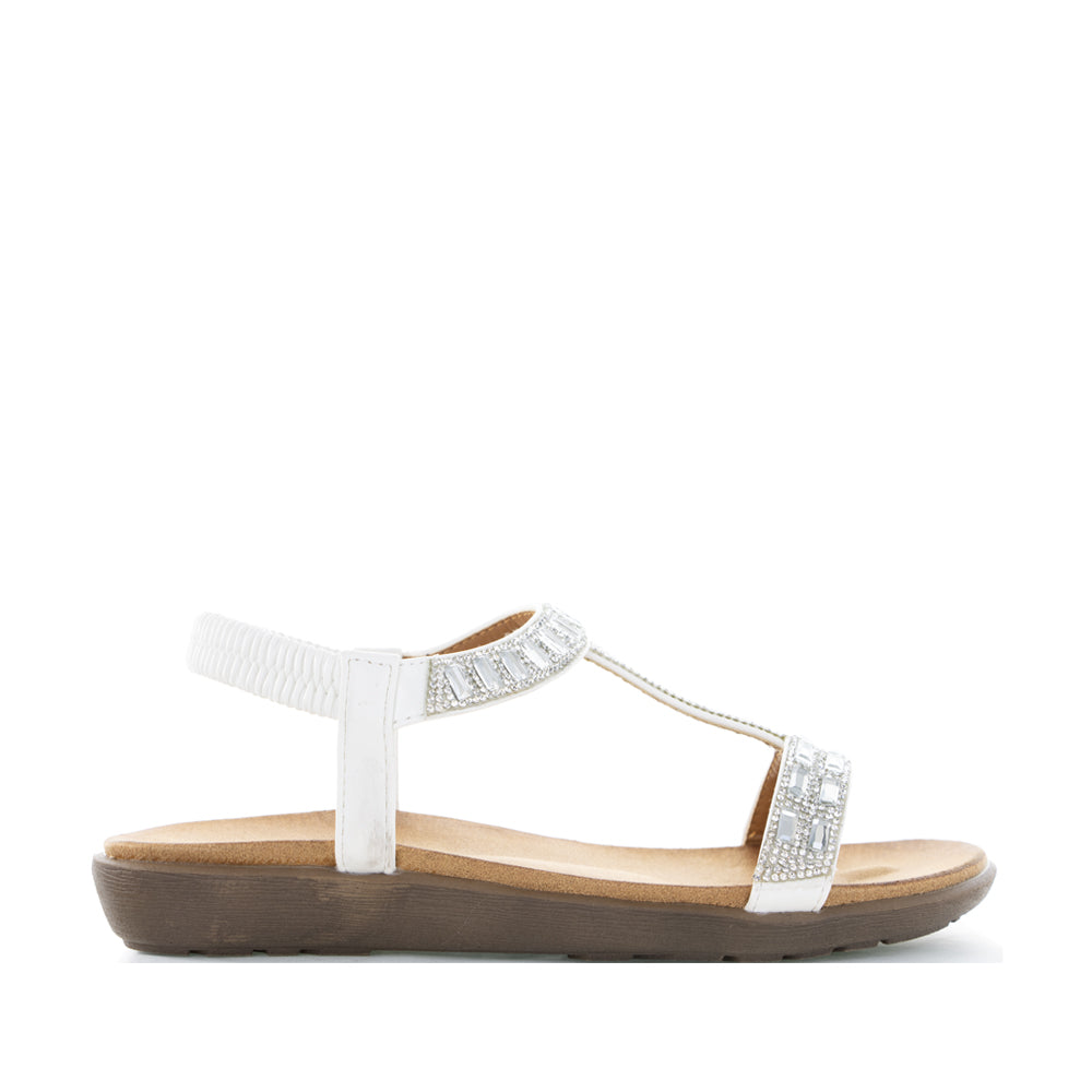 CC RESORTS USHA WHITE - Women Sandals - Collective Shoes 