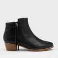 Load image into Gallery viewer, ZIERA VENDAS BLACK NATURAL - Women Boots - Collective Shoes 

