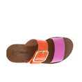 Load image into Gallery viewer, VS TREADS VELMA EMERALD FUCHSIA ORANGE - Women slippers - Collective Shoes 

