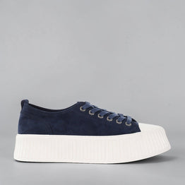 MINX VOLT NAVY SUEDE - Women Sneakers - Collective Shoes 