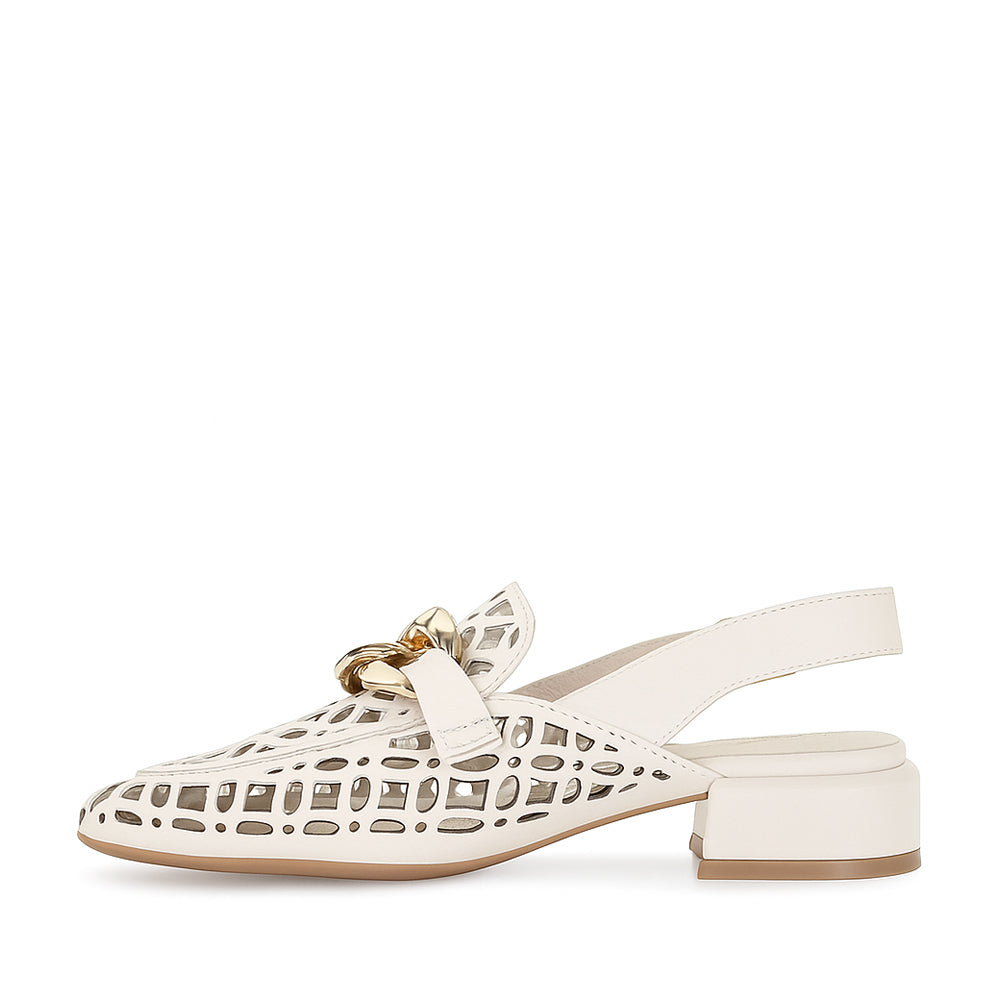 DJANGO & JULIETTE VOOPER IVORY - Women Sandals - Collective Shoes 