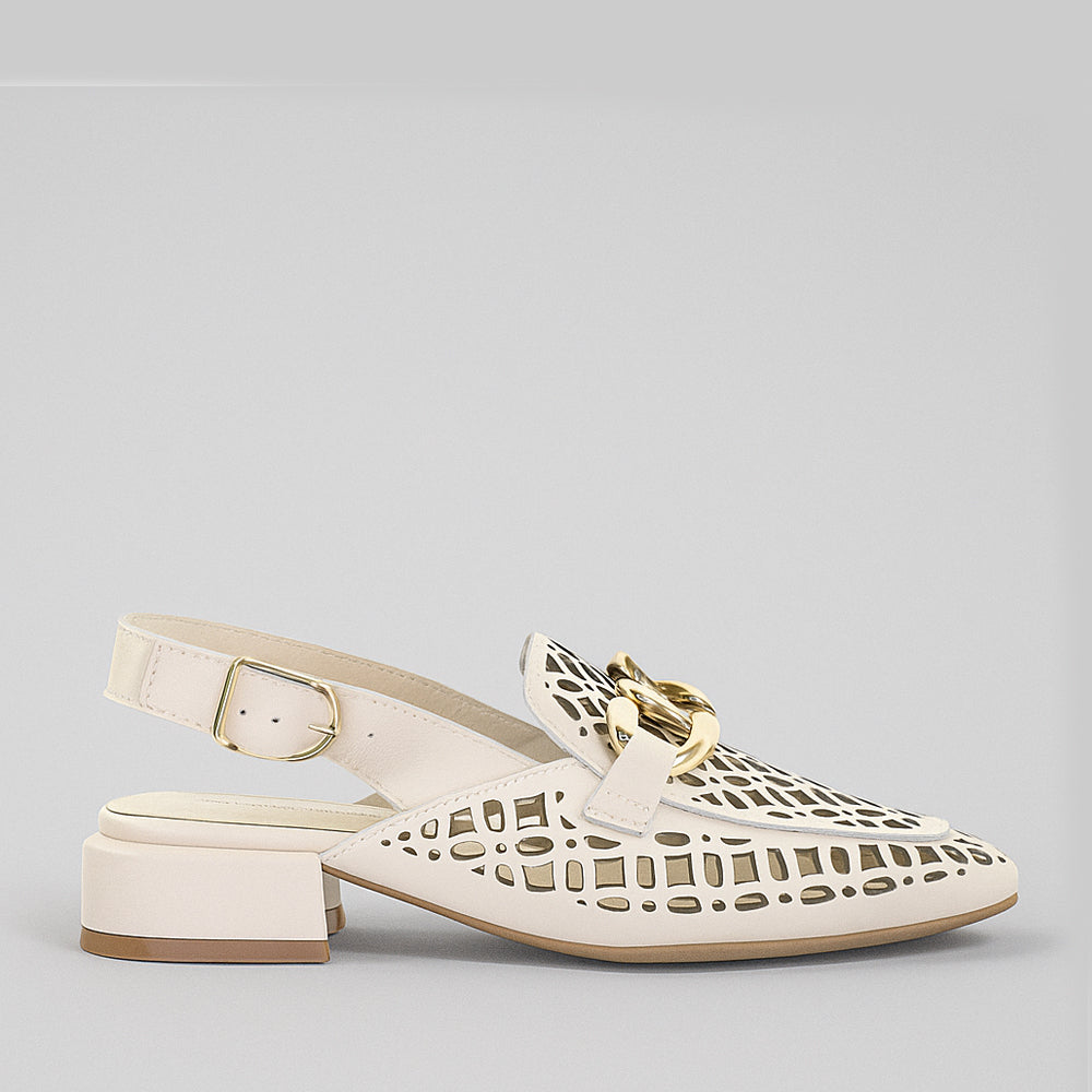 DJANGO & JULIETTE VOOPER IVORY - Women Sandals - Collective Shoes 