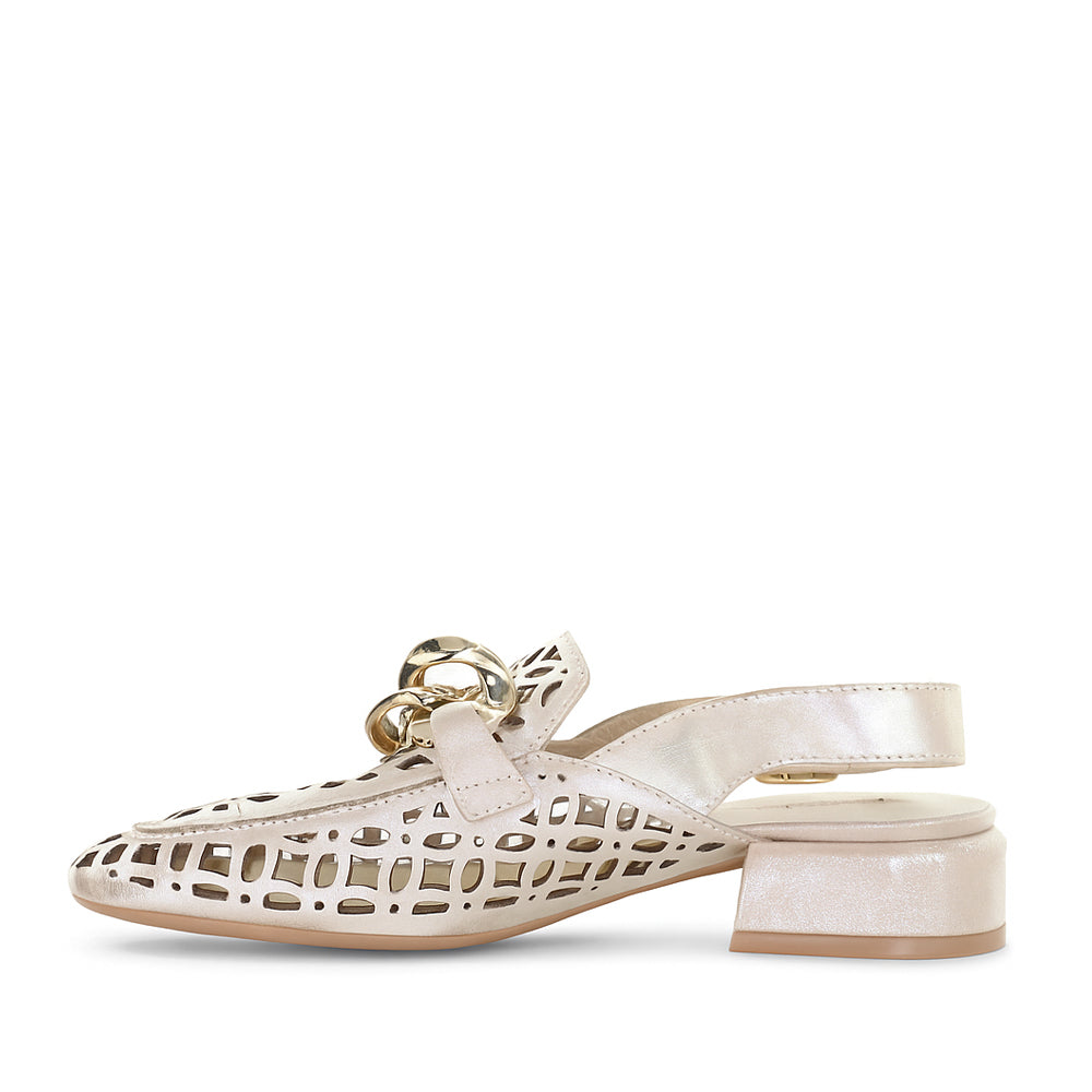 DJANGO & JULIETTE VOOPER PALE GOLD - Women Sandals - Collective Shoes 