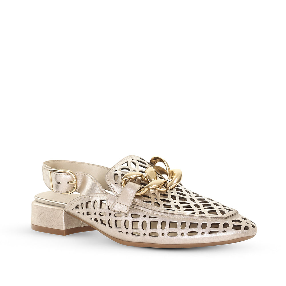 DJANGO & JULIETTE VOOPER PALE GOLD - Women Sandals - Collective Shoes 
