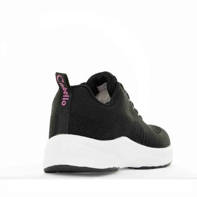 CABELLO WALKER BLACK WHITE SOLE - Women sneakers - Collective Shoes 