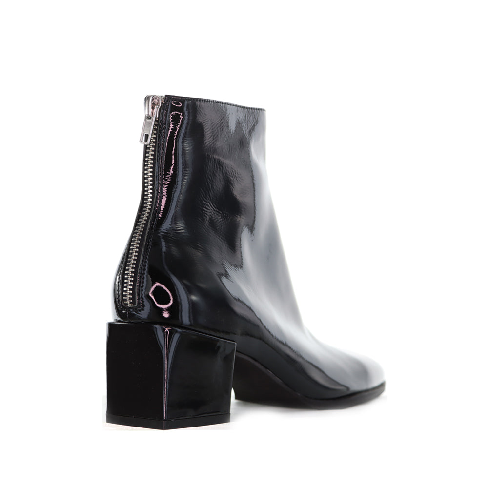 DJANGO & JULIETTE WARONI BLACK PATENT - Women Boots - Collective Shoes 