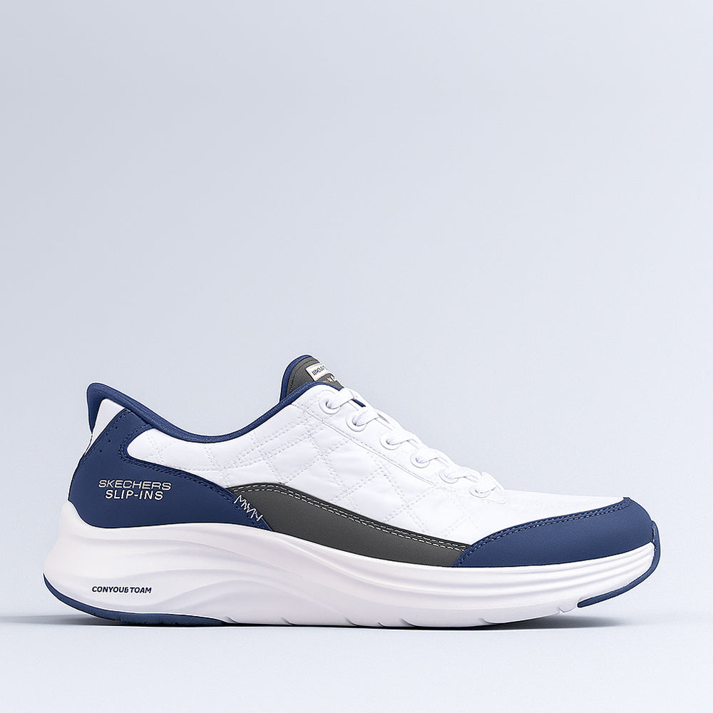 SKECHERS VAPOR FORM WHITE NAVY - Women Sneakers - Collective Shoes 