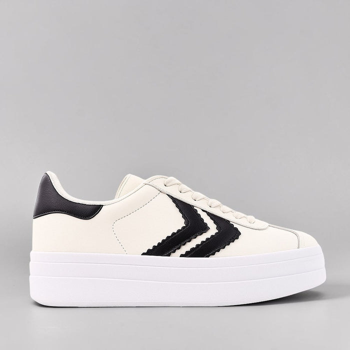 ALFIE & EVIE IGNITE WHITE BLACK - Women Sneakers - Collective Shoes 