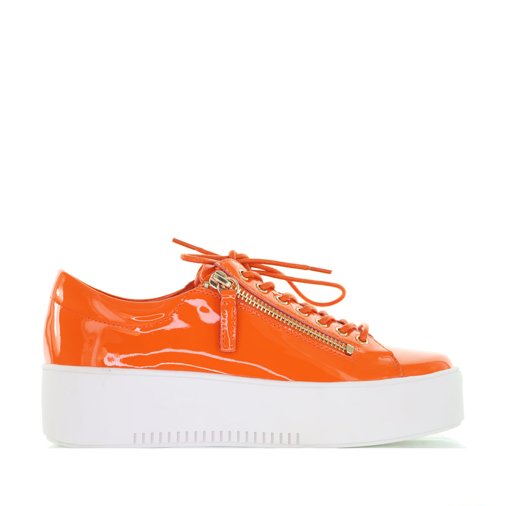 DJANGO & JULIETTE WOLFIE ORANGE PATENT