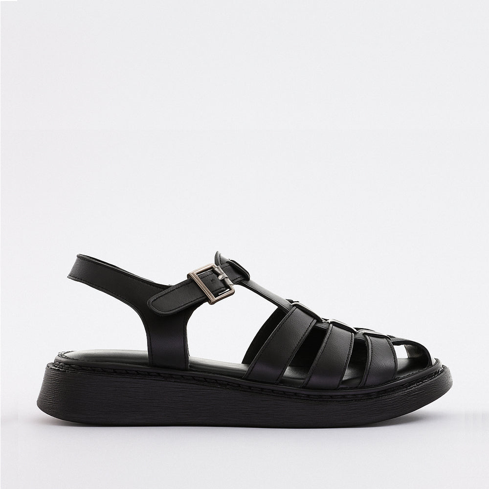CABELLO ZIA BLACK - Women Sandals - Collective Shoes 