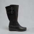 Load image into Gallery viewer, ZIERA SAWYER BLACK - Women High Boots - Collective Shoes 
