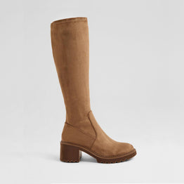 DJANGO & JULIETTE ZINA LT CHOCO - Women High Boots - Collective Shoes 