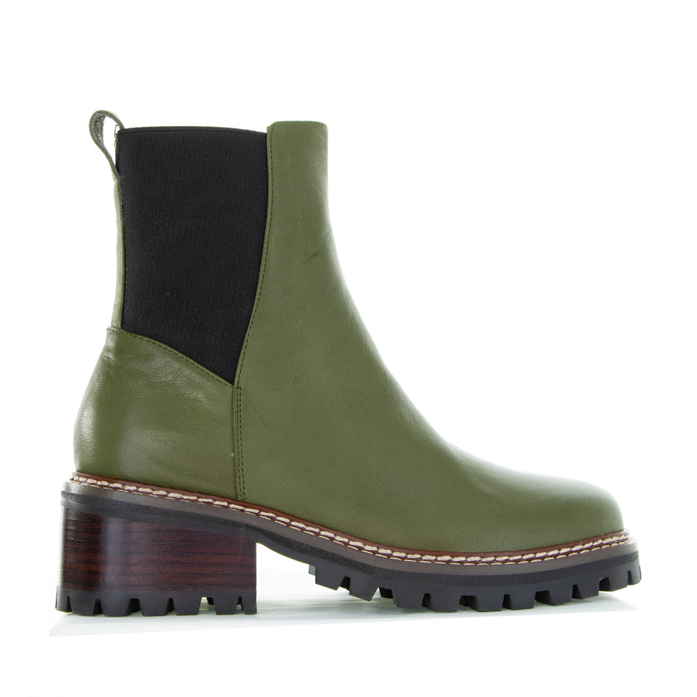 LESANSA ZINA OLIVE - Women Boots - Collective Shoes 