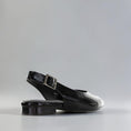 Load image into Gallery viewer, NAKED ARCHES ZODIAC BLACK PATENT - Women Sandals - Collective Shoes 
