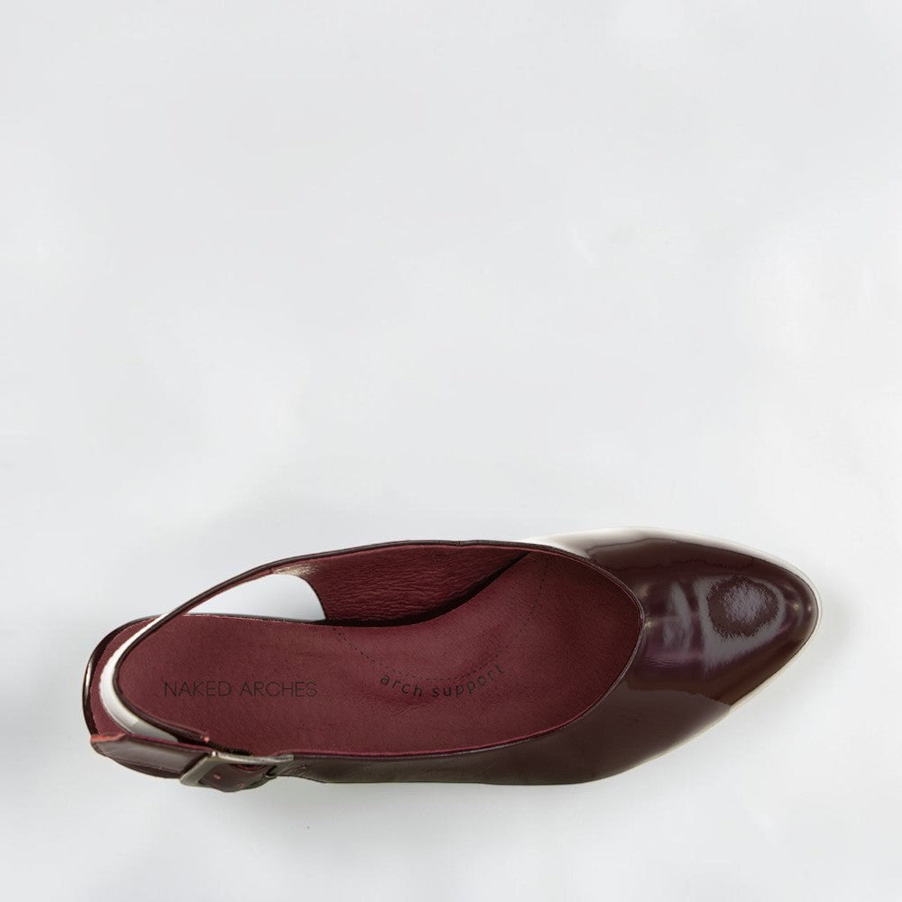 NAKED ARCHES ZODIAC MERLOT - Women Sandals - Collective Shoes 