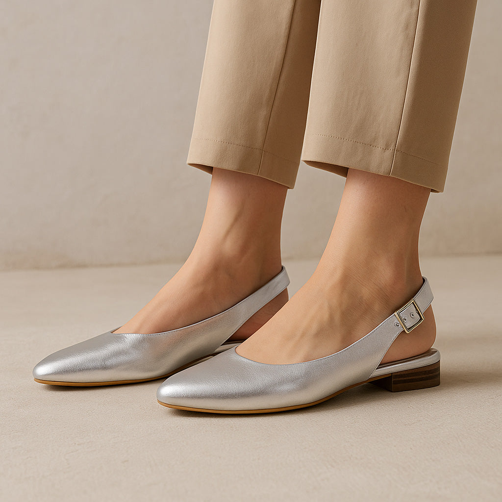NAKED ARCHES ZODIAC SILVER - Women Sandals - Collective Shoes 